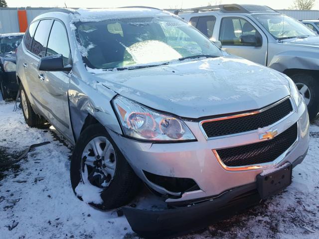 1GNKRFED2BJ387118 - 2011 CHEVROLET TRAVERSE L SILVER photo 1