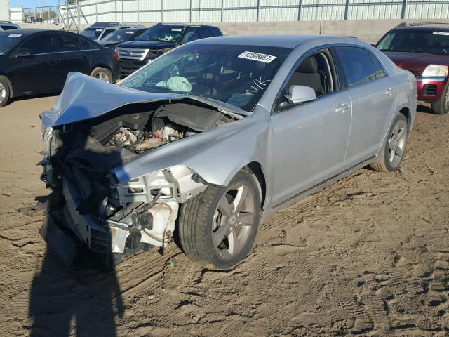 1G1ZC5E14BF378053 - 2011 CHEVROLET MALIBU 1LT SILVER photo 2