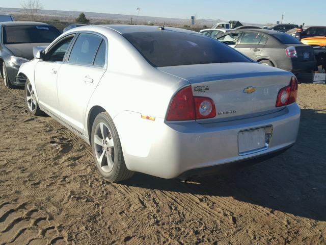 1G1ZC5E14BF378053 - 2011 CHEVROLET MALIBU 1LT SILVER photo 3