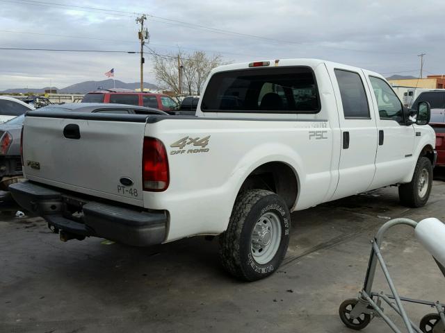 1FTNW21F81EC16542 - 2001 FORD F250 SUPER WHITE photo 4