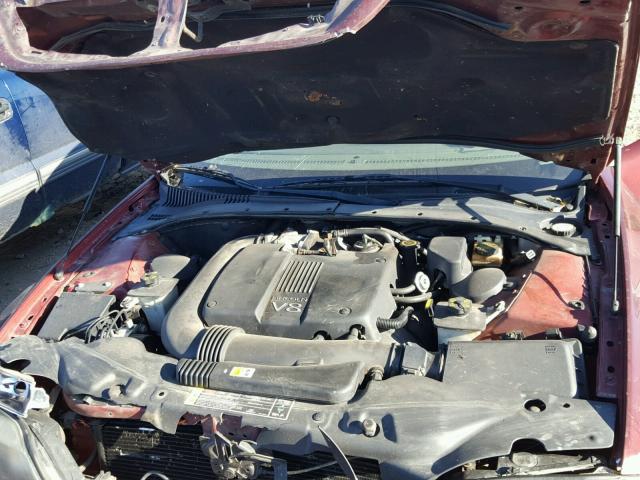 1LNHM87A71Y711052 - 2001 LINCOLN LS 勃艮第红 照片 7