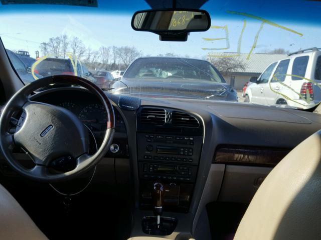 1LNHM87A71Y711052 - 2001 LINCOLN LS 勃艮第红 照片 9