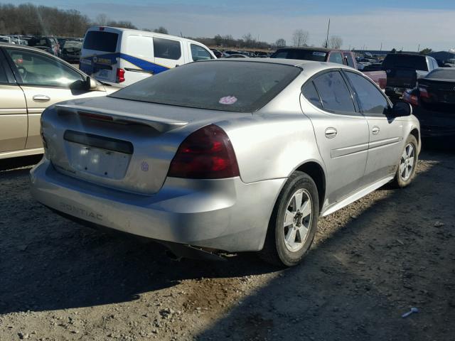 2G2WP552X61138014 - 2006 PONTIAC GRAND PRIX ვერცხლისფერი ფოტო 4