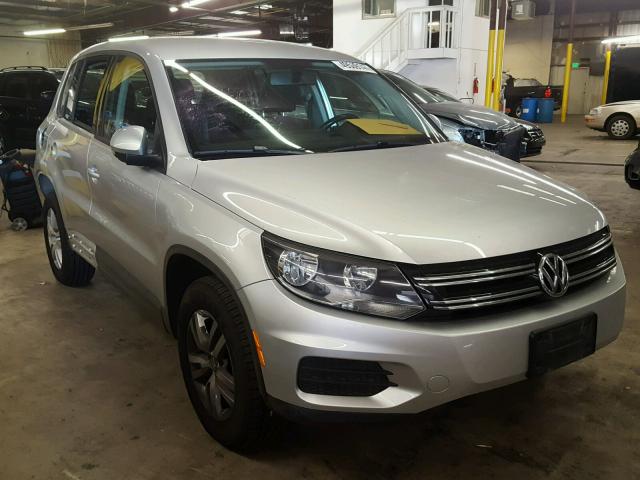 WVGBV3AX0EW534719 - 2014 VOLKSWAGEN TIGUAN S SILVER photo 1