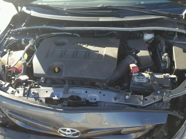 5YFBU4EE8DP212343 - 2013 TOYOTA COROLLA BA GRAY photo 7