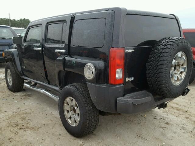 5GTDN136168291037 - 2006 HUMMER H3 BLACK photo 3