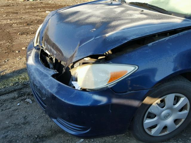 4T1BE32K32U569927 - 2002 TOYOTA CAMRY LE ლურჯი ფოტო 9