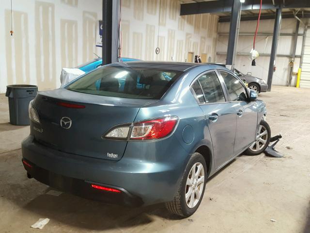 JM1BL1SG5A1168311 - 2010 MAZDA 3 I BLUE photo 4