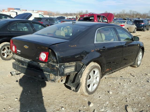 1G1ZJ577X8F189214 - 2008 CHEVROLET MALIBU 2LT BLACK photo 4