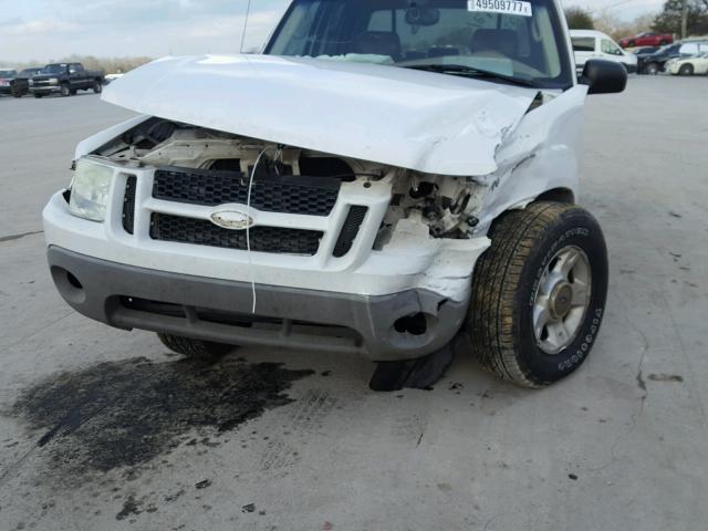 1FMZU67E63UA80641 - 2003 FORD EXPLORER S WHITE photo 9