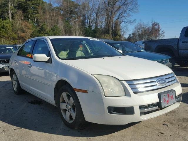 3FAHP07Z98R195634 - 2008 FORD FUSION SE WHITE photo 1