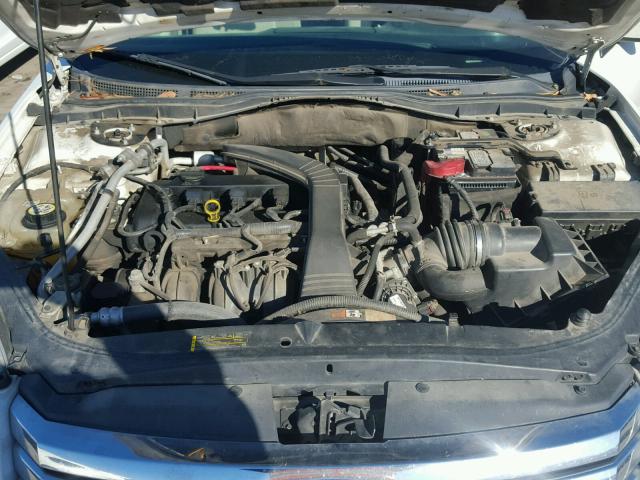 3FAHP07Z98R195634 - 2008 FORD FUSION SE WHITE photo 7