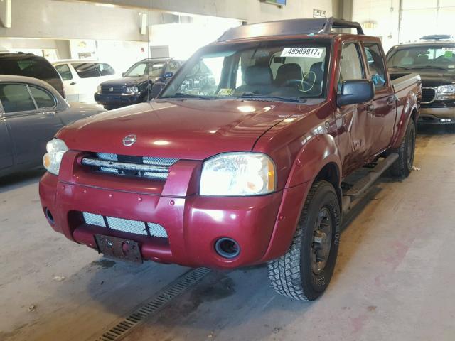 1N6ED29XX3C469991 - 2003 NISSAN FRONTIER C RED photo 2