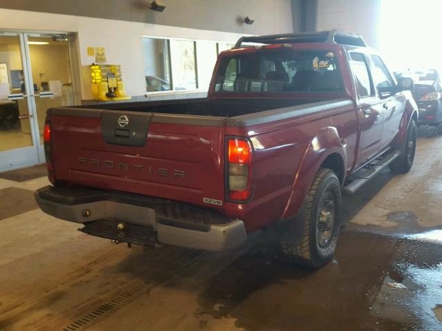 1N6ED29XX3C469991 - 2003 NISSAN FRONTIER C RED photo 4