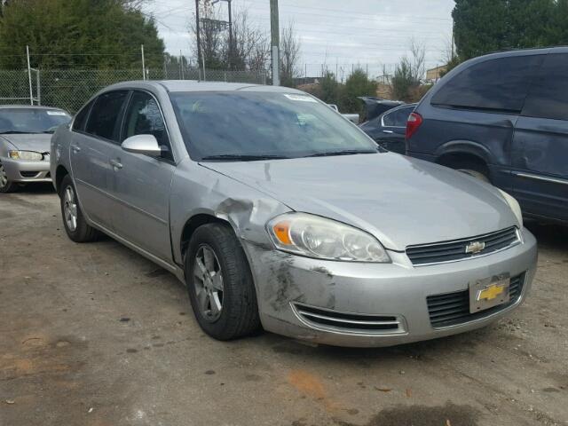 2G1WT58N579385269 - 2007 CHEVROLET IMPALA LT SILVER photo 1