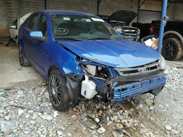 1FAHP3GN3BW135741 - 2011 FORD FOCUS SES BLUE photo 1