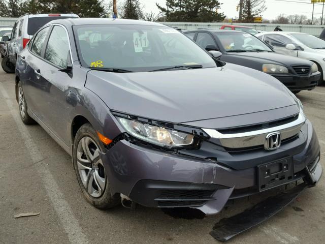 19XFC2F59GE004937 - 2016 HONDA CIVIC LX GRAY photo 1