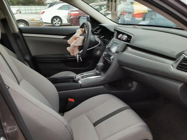 19XFC2F59GE004937 - 2016 HONDA CIVIC LX GRAY photo 5