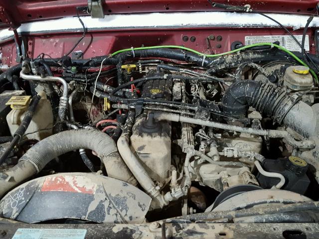 1J4FF68S4XL653130 - 1999 JEEP CHEROKEE S RED photo 7