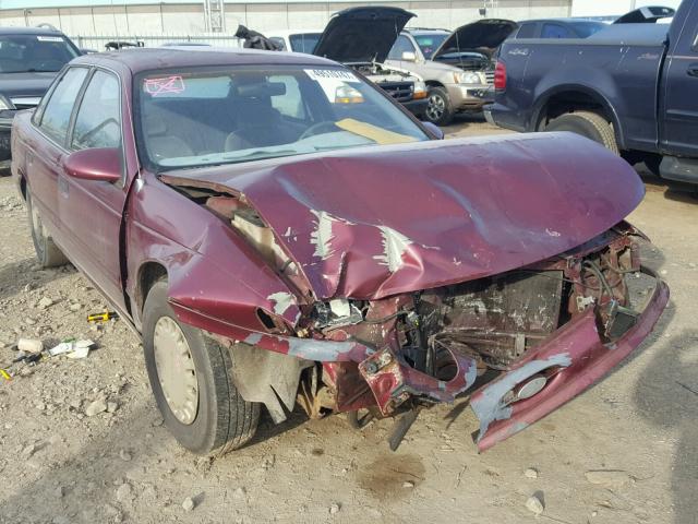 1FACP52U6PA182836 - 1993 FORD TAURUS GL RED photo 1