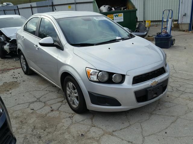 1G1JC5SHXC4101337 - 2012 CHEVROLET SONIC LT SILVER photo 1