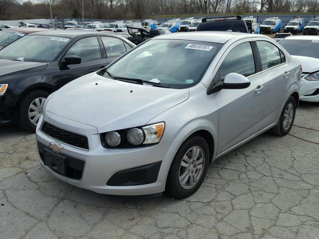 1G1JC5SHXC4101337 - 2012 CHEVROLET SONIC LT SILVER photo 2