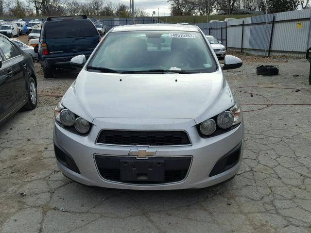 1G1JC5SHXC4101337 - 2012 CHEVROLET SONIC LT SILVER photo 9