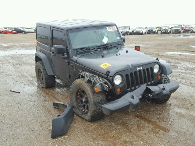 1C4GJWAG6DL556800 - 2013 JEEP WRANGLER S შავი ფოტო 1