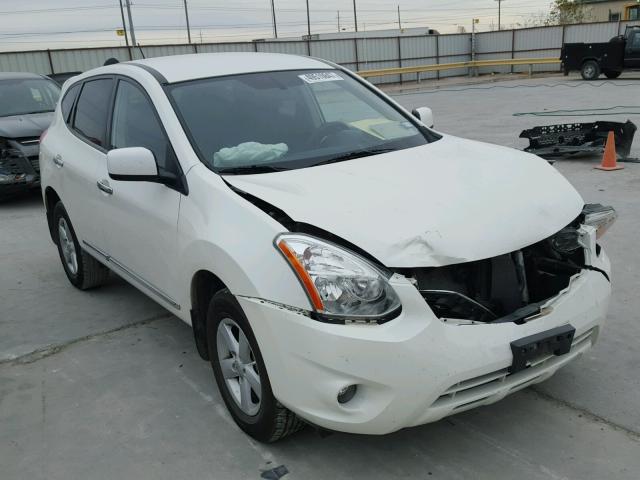 JN8AS5MT9DW548375 - 2013 NISSAN ROGUE S WHITE photo 1