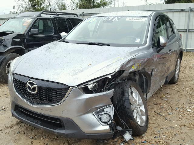 JM3KE2DY4F0524743 - 2015 MAZDA CX-5 GT SILVER photo 2