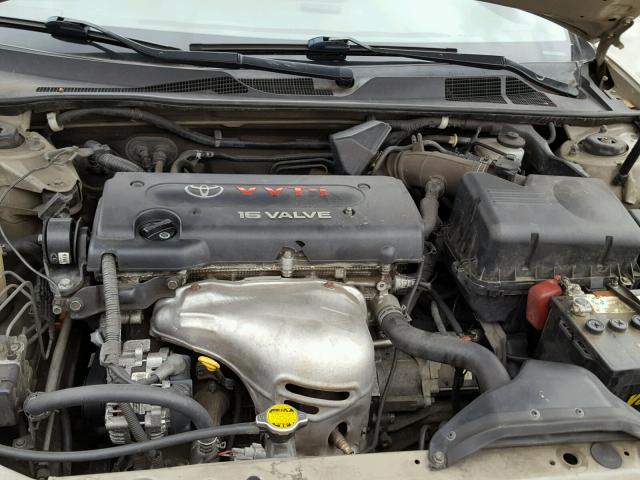 JTDBE32K363064468 - 2006 TOYOTA CAMRY LE ოქროსფერი ფოტო 7