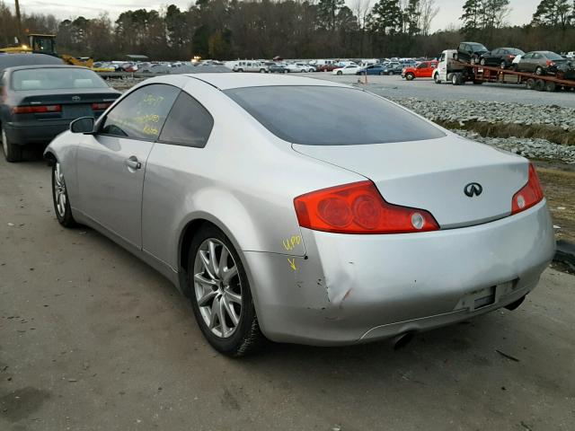 JNKCV54E83M215008 - 2003 INFINITI G35 SILVER photo 3