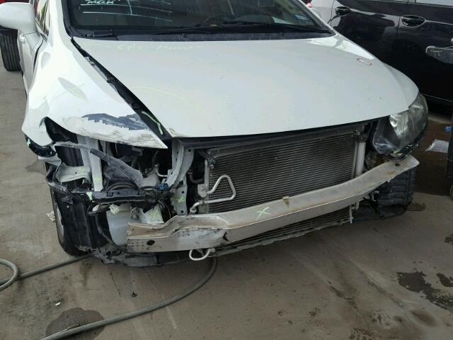 19XFA1F91AE047971 - 2010 HONDA CIVIC EXL WHITE photo 9