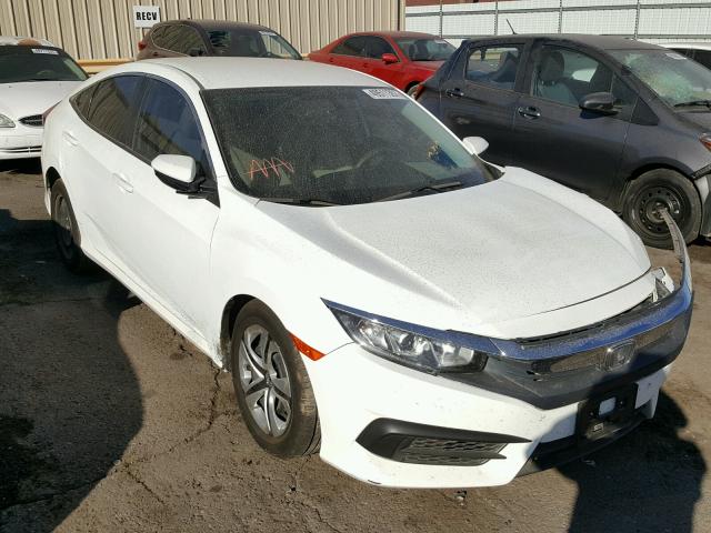 19XFC2F52GE010594 - 2016 HONDA CIVIC LX WHITE photo 1