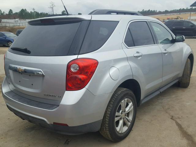 2GNALDEK8C1162617 - 2012 CHEVROLET EQUINOX LT SILVER photo 4