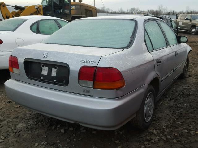 1HGEJ6625TL022613 - 1996 HONDA CIVIC DX SILVER photo 4