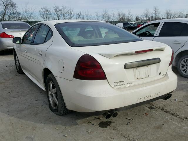 2G2WS522241370462 - 2004 PONTIAC GRAND PRIX WHITE photo 3