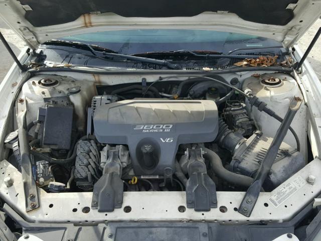 2G2WS522241370462 - 2004 PONTIAC GRAND PRIX WHITE photo 7