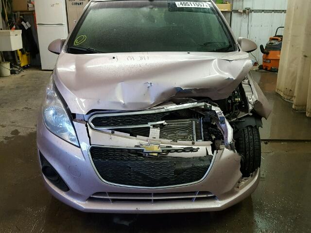 KL8CD6S91DC623303 - 2013 CHEVROLET SPARK 1LT Розовый фото 9