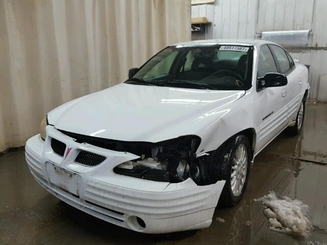 1G2NE52E6XC536820 - 1999 PONTIAC GRAND AM S თეთრი ფოტო 2