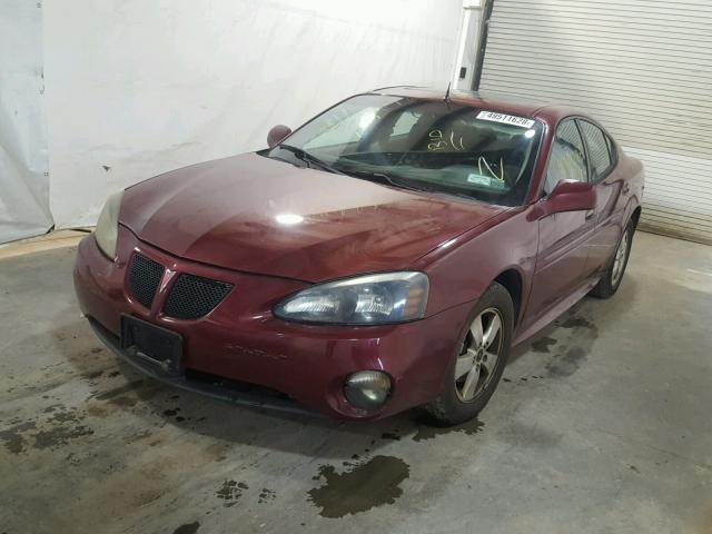 2G2WS522251127459 - 2005 PONTIAC GRAND PRIX წითელი ფოტო 2
