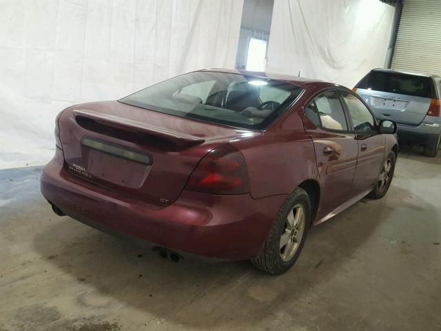 2G2WS522251127459 - 2005 PONTIAC GRAND PRIX წითელი ფოტო 4