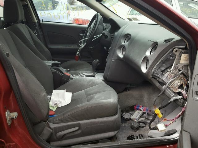 2G2WS522251127459 - 2005 PONTIAC GRAND PRIX წითელი ფოტო 5