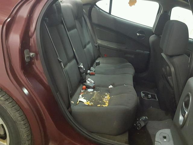 2G2WS522251127459 - 2005 PONTIAC GRAND PRIX წითელი ფოტო 6