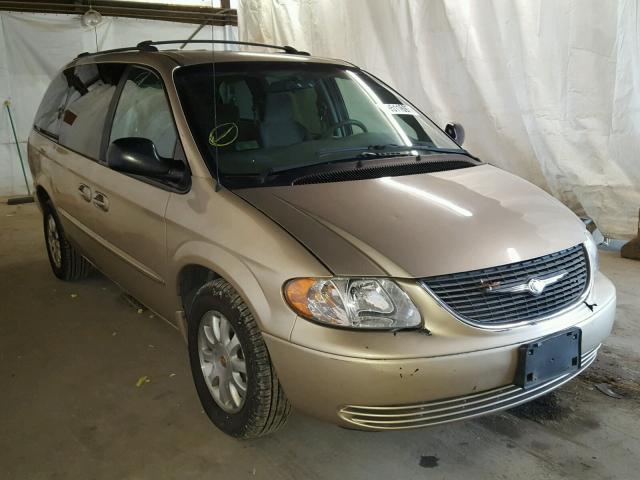 2C4GP74L71R382686 - 2001 CHRYSLER TOWN & COU TAN photo 1