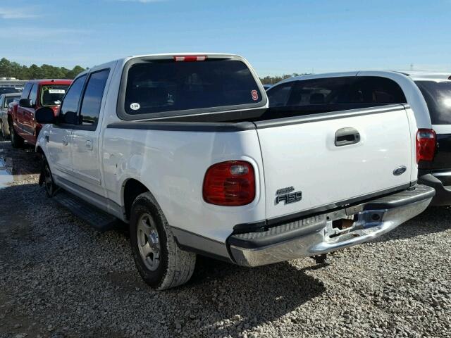 1FTRW07662KD36887 - 2002 FORD F150 SUPER WHITE photo 3