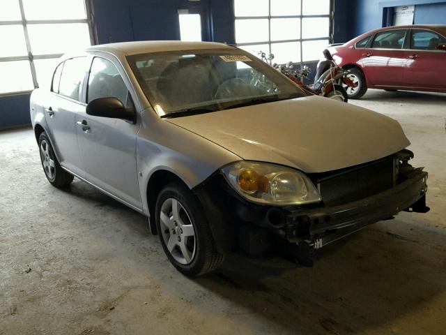 1G1AK55F977348026 - 2007 CHEVROLET COBALT LS SILVER photo 1