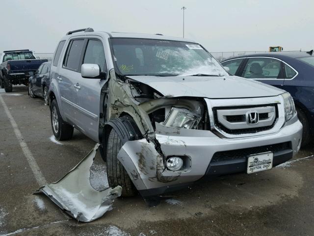 5FNYF4H62BB004752 - 2011 HONDA PILOT EXL SILVER photo 1