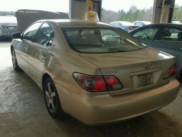 JTHBF30G036008718 - 2003 LEXUS ES 300 GOLD photo 3