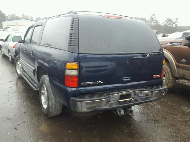 1GKFK16Z34J150351 - 2004 GMC YUKON XL K BLUE photo 3